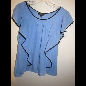 Sheer Blue Blouse